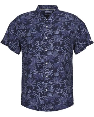 Deeluxe Short Sleeved Shirt Willson - Blue