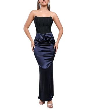 BELLA DESERT Maxi Dress - Blue