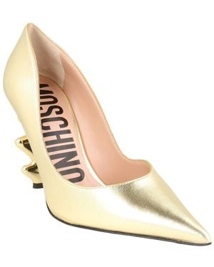Moschino Leather Pump - White