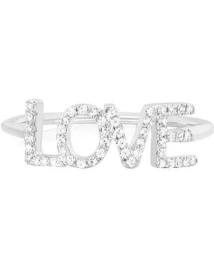 Forever Creations USA Inc. Signature Collection 14K 0.15 Ct. Tw. Diamond Love Ring - White
