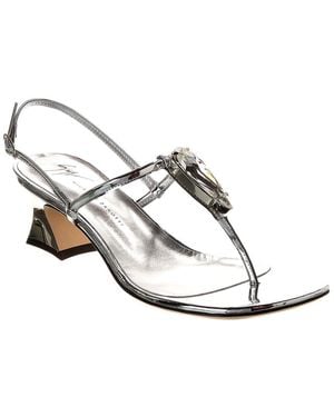 Giuseppe Zanotti Anthonia 45 Vinyl Sandal - White