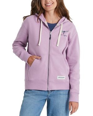 Life Is Good. Zip Hoodie - Purple