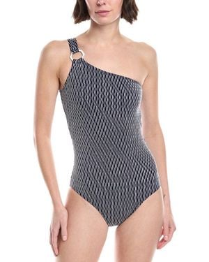 Shoshanna Ring One-Piece - Gray