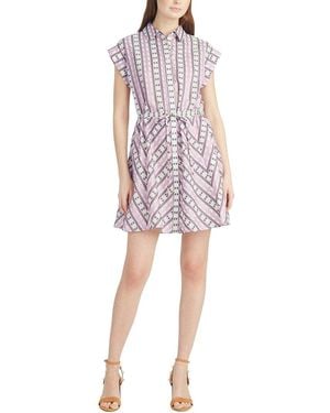 Draper James Phoebe Mini Shirtdress - Red