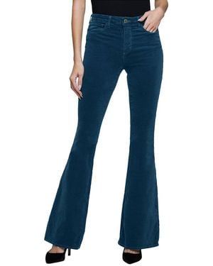 L'Agence Marty High-rise Flare Jean Teal Jean - Blue