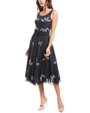 Samantha Sung Aster Midi Dress - Black