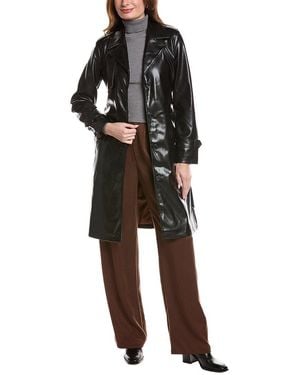 Ellen Tracy Trench Coat - Black