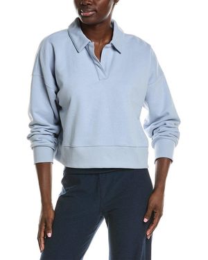 Beyond Yoga Luxefleece Collared Sweatshirt - Blue