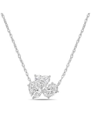 Diana M. Jewels Diana M. 14K Rose 6.00 Ct. Tw. Lab-Grown Diamond Necklace - Metallic