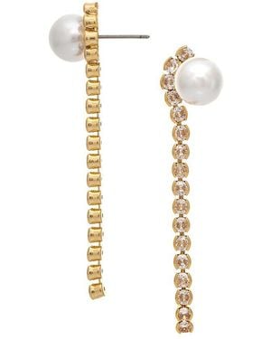 Rivka Friedman 18K Statement Earrings - White