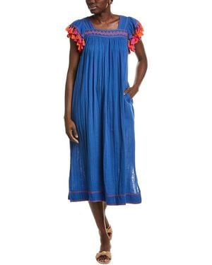 MER ST BARTH Sandrine Maxi Dress - Blue