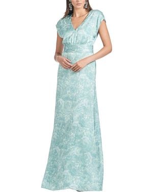 Sachin & Babi Leah Gown - Blue