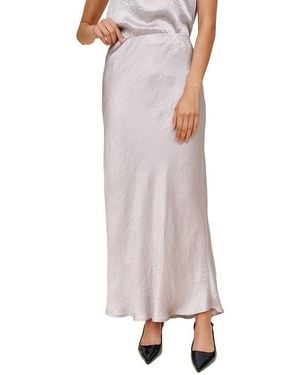 Bella Dahl Sleek Bias Maxi Skirt - Pink