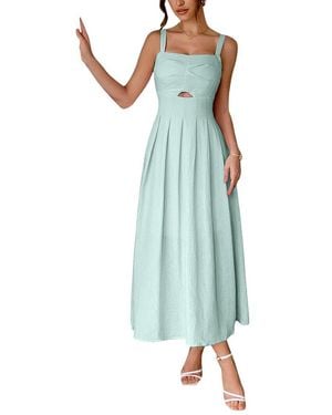 Adelin May Midi Dress - Blue