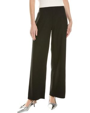 Eileen Fisher Straight Wool Pant - Black