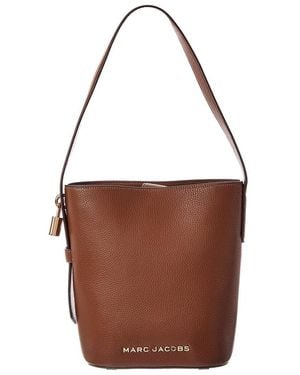 Marc Jacobs Leather Bucket Bag - Brown