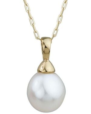 Pearls 14k Freshwater Cultured Pearl 9mm Necklace - White