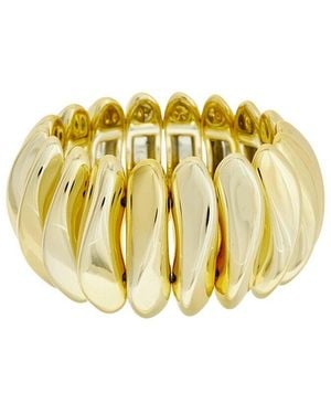Adornia Stretch Cuff Bracelet - Metallic