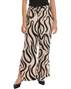 Joseph Ribkoff Print Pant - Natural