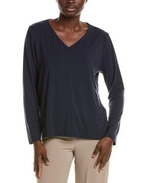 Eileen Fisher Solid Top - Blue