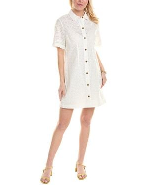 Rebecca Taylor Eyelet Shirtdress - White