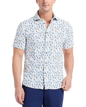 Robert Graham Trans Pacific Knit Shirt - Blue