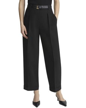 Lafayette 148 New York Wyatt Barrel Leg Pant - Black