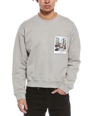 Helmut Lang Postcard Crewneck Sweatshirt - Grey