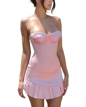 Alma King Sleeveless Mini Dress - Purple
