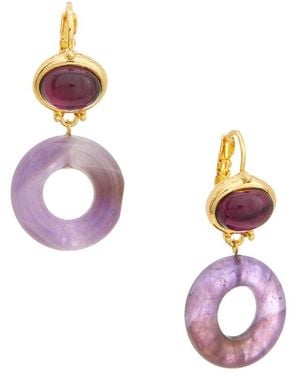 Kenneth Jay Lane Dangle Earrings - Metallic