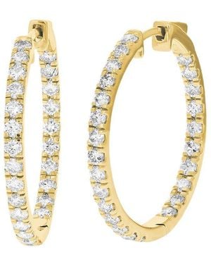 Amairah 2.00 Ct. Tw. Lab-Grown Diamond Hoop Earrings - Metallic