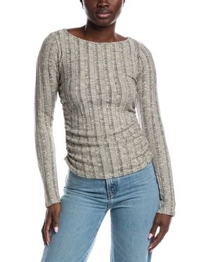 Project Social T Sanna Boat Neck Sweater - Grey