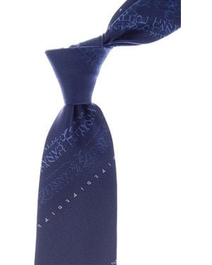 Canali Silk Tie - Blue