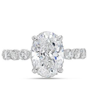 Diana M. Jewels Diana M. Fine Jewellery 14K 3.00 Ct. Tw. Lab-Grown Diamond Ring - White