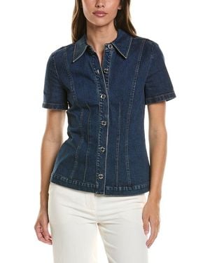 Toccin Halle Denim Top - Blue