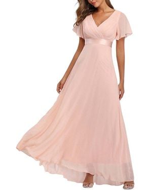 Luna Tuccini Maxi Dress - Pink