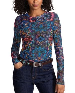 Johnny Was Natalie T-Shirt - Blue