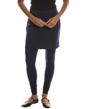 Eileen Fisher Skirted Ankle Legging - Black
