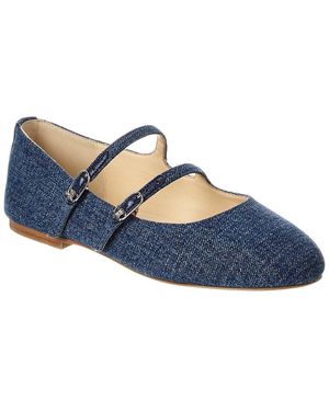 Celine Les Ballerinas Denim Flat - Blue