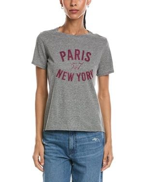 Cinq À Sept Heatset Paris Ny T-Shirt - Grey