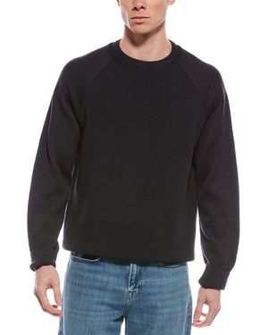 Theory Scuba Wool-Blend Sweatshirt - Black