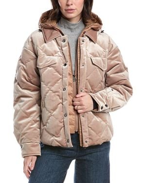 Bogner Vela Velvet Down Jacket - Brown