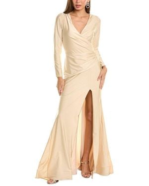 Cynthia & Sahar Draped Dress - Natural
