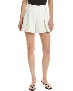 Bardot Helenia Pleated Skort - White