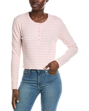 Z Supply Ferris Henley Striped Top - Blue