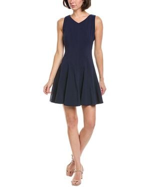 MILLY Cady A-Line Dress - Blue