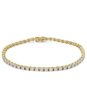 MaxColor 14K 1.20 Ct. Tw. Lab-Grown Diamond Tennis Bracelet - Metallic
