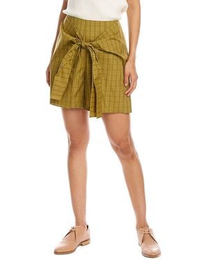 Rebecca Taylor Plaid Skort - Green