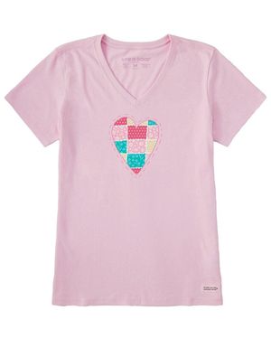 Life Is Good. Crusher-Lite T-Shirt - Pink