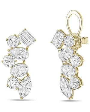 Diana M. Jewels Diana M. 14K 6.00 Ct. Tw. Lab-Grown Diamond Earrings - Metallic
